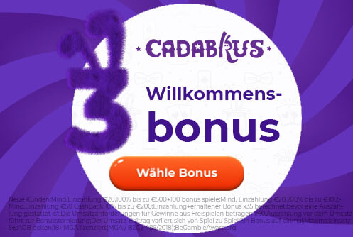 Cadabrus Casino Welcome Bonus